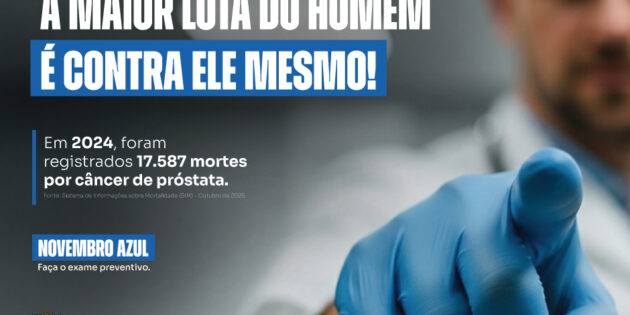 Novembro Azul visa prevenir câncer de próstata e diabetes