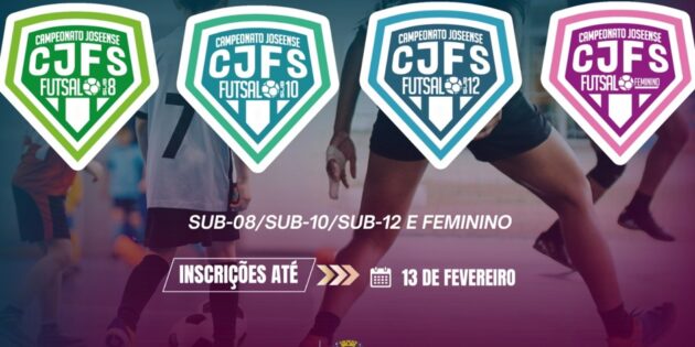 Prefeitura abre inscrições para Campeonatos Joseenses de Futsal